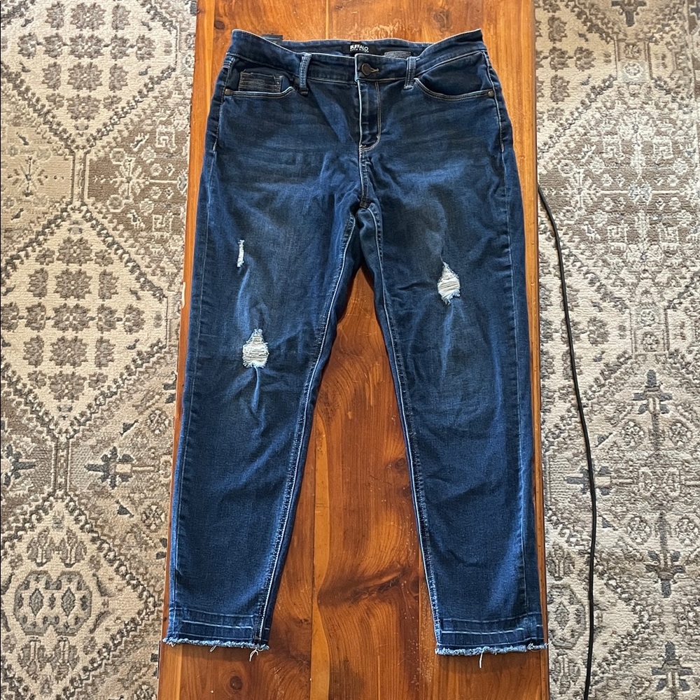 Buffalo Distressed Blue Women's Jeans